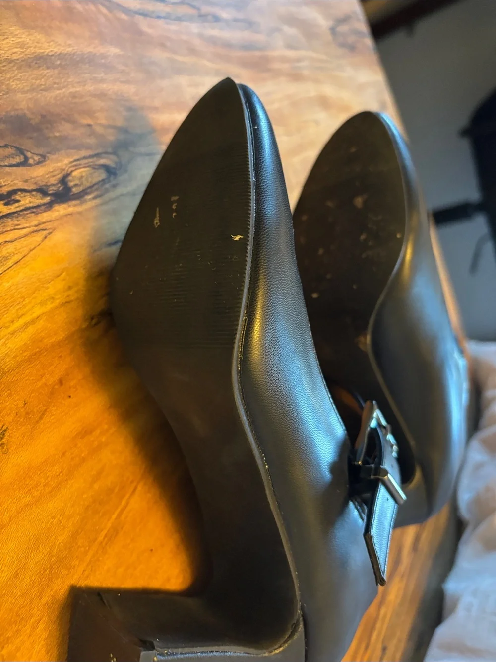Black Mary Jane Pumps - Comfortable Women's Dress Shoes Size 6